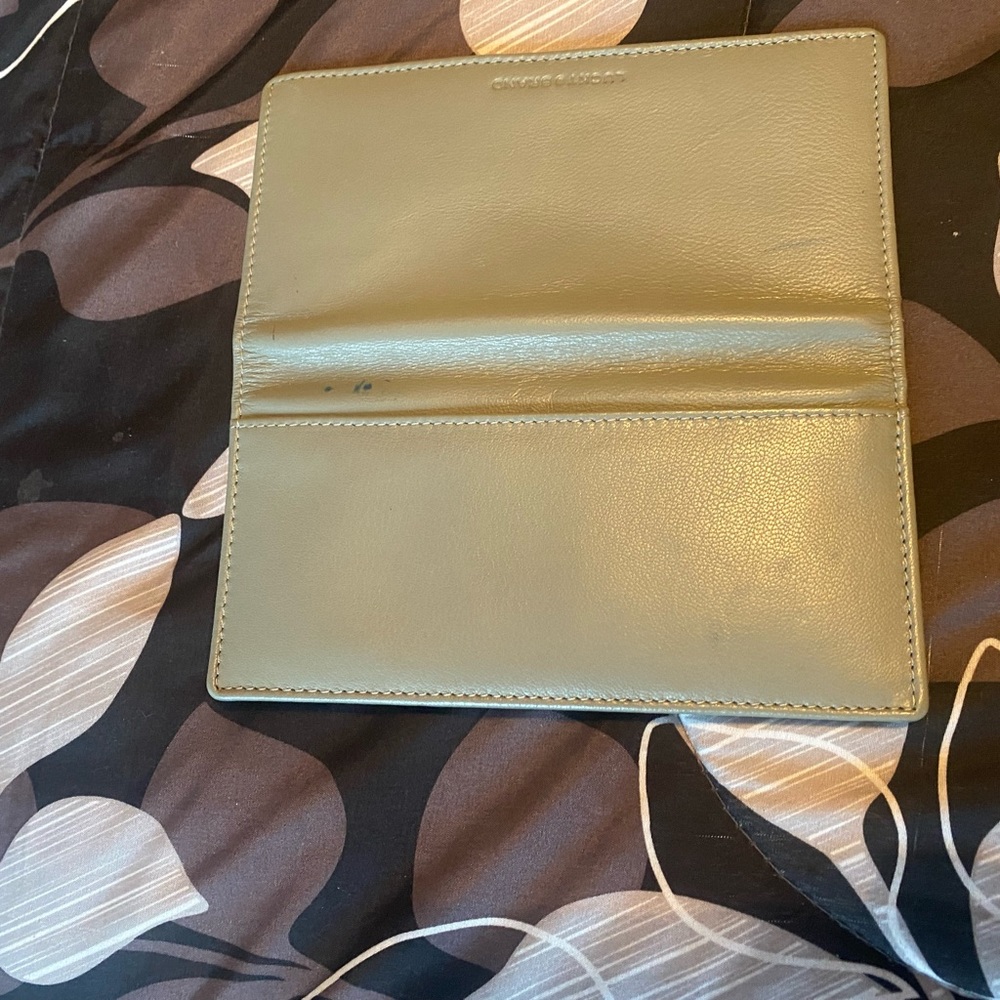 Lucky Brand Genuine Leather blue grey Wallet - Picture 3 of 5